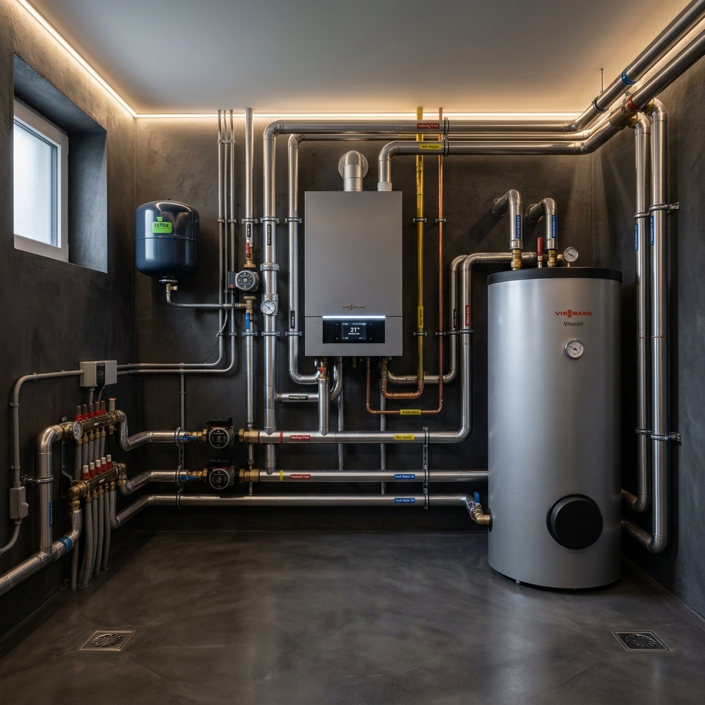 Отопление коттеджа