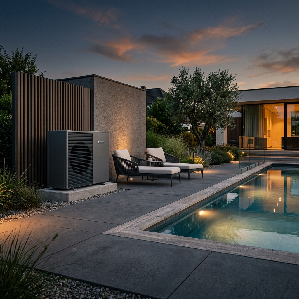 Моноблок у бассейна